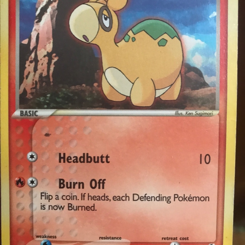 Numel 2003 Pokémon card